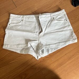 Old Navy White Jean Shorts